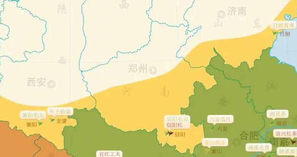 江北茶区的黄茶有哪些