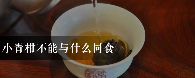 小青柑不能与什么同食