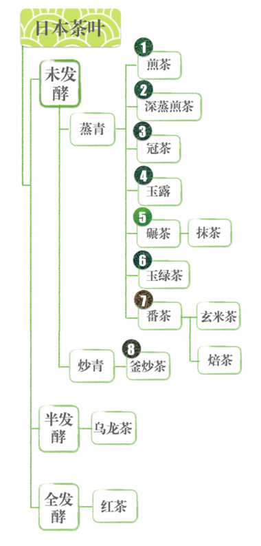日本茶有哪些?日本茶叶品种介绍